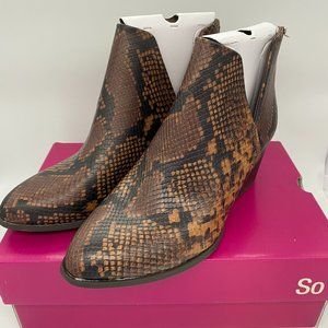 Women's SO Barb Ankle Boots - Snake - 8.5